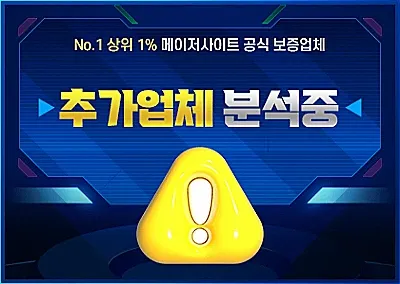 검증업체분석중