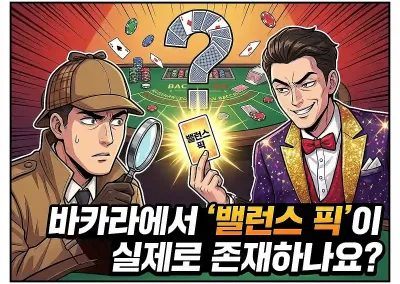 Q : 바카라에서 ‘밸런스 픽’이 실제로 존재하나요?